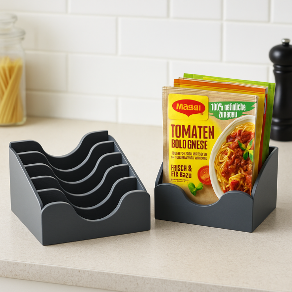 Porta sopas sobre 3d