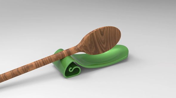 Base 3D de cuchara