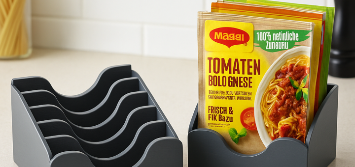 Porta sopas sobre 3d